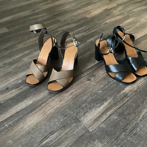 Dolce Vita Nala Block Heel Leather Sandals - Tan - Picture 6 of 6